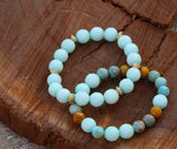 Jade Beaded Charm Bracelet