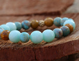 Jade Beaded Charm Bracelet
