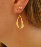 Dangling Earrings,Gold Earrings for Women,Oval Earrings,Bohemian Earrings,Statement Earrings,14k Gold Earrings,Womens Dangle Earrings