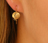 Pomegranate Silver Earrings