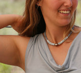 Aquamarine Beaded Necklace