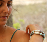 Beaded Gemstone Bracelet Set
