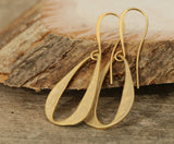 Dangling Earrings,Gold Earrings for Women,Oval Earrings,Bohemian Earrings,Statement Earrings,14k Gold Earrings,Womens Dangle Earrings