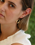 Dangling Earrings,Gold Earrings for Women,Oval Earrings,Bohemian Earrings,Statement Earrings,14k Gold Earrings,Womens Dangle Earrings