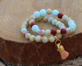 Charm Bracelets for Women,Bead Bracelets,Jade Bracelet,Gemstone Bracelets for Women,Stacking Bracelets,Tassel Bracelet,Handmade Bracelets