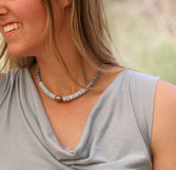 Aquamarine Beaded Necklace