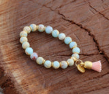 Charm Bracelets for Women,Bead Bracelets,Jade Bracelet,Gemstone Bracelets for Women,Stacking Bracelets,Tassel Bracelet,Handmade Bracelets