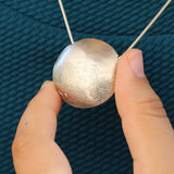 Silver Pendant Necklace,Silver Necklace for Women,Boho Jewelry for Women,Silver Jewelry,Bohemian Necklace,Statement Necklace,Gift for Mom