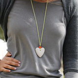 Chunky Necklace for Women,Pendant Necklace,Lava Stone Necklace,Large Pendant Necklace,Long Necklace,Gemstone Necklace,Womens Jewelry