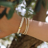 Jewelry Bracelet,Bracelets for Women,Green Bracelet,Layered Bracelet,Gold Bracelet for Women,Boho Jewelry for Women,Wrap Bracelet