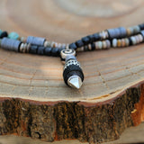 Jewelry for Men,Long Pendant Necklace,Mens Jewelry,Long Bead Necklace,Turquoise Jewelry for Men,Pendant Necklace,Mens Necklace