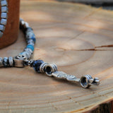 Turquoise Necklace,Mala Beads Necklace,Long Necklaces for Men,Handmade Necklace for Men,Boho Long Necklace,Men Jewelry,Mother's Day Gift