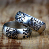 Rustic Wedding Ring,Band Rings for Women,Unisex Rings,Silver Rings for Men,Wedding Ring for Men,Rustic Jewelry,Bohemian Jewelry