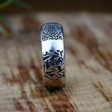 Rustic Wedding Ring,Band Rings for Women,Unisex Rings,Silver Rings for Men,Wedding Ring for Men,Rustic Jewelry,Bohemian Jewelry
