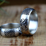 Rustic Wedding Ring,Band Rings for Women,Unisex Rings,Silver Rings for Men,Wedding Ring for Men,Rustic Jewelry,Bohemian Jewelry