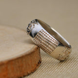 Rustic Wedding Ring,Band Rings for Women,Unisex Rings,Silver Rings for Men,Wedding Ring for Men,Rustic Jewelry,Bohemian Jewelry