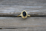 Cute Dainty Rings,Black Onyx Rings,Cute Jewelry for Women,Dainty Gold Rings,Womens Stackable Rings,Boho Jewelry Rings,Teen Jewelry