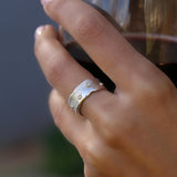 Unique Rings for Women,Band Rings,Silver Rings,Rings Sterling Silver,Diamond Band Rings for Women,Silver Wedding Ring,Vintage Rings