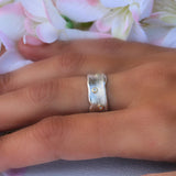 Unique Rings for Women,Band Rings,Silver Rings,Rings Sterling Silver,Diamond Band Rings for Women,Silver Wedding Ring,Vintage Rings