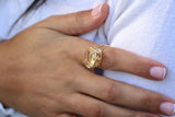 Statement Ring,Citrine Rings for Women,Gemstone Ring,November Birthstone Ring,Gold Ring,Oval Ring,Custom Rings,Handmade Jewelry