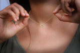 Dainty Gemstones Pendant Necklace