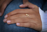 Stackable Seahorse Dainty Rings