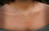 Short Necklaces for Women,Necklace Gold,Spiral Pendant Necklace,Necklaces for Teens,Gold Plated Necklace,Cute Necklace,Mother's Day Gift