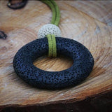 Handmade Jewelry for Women,Long Statement Necklace,Pendant Necklace for Women,Lava Bead Necklace,Jewelry Necklace,Fashion Jewelry