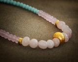 Rose Quartz Beaded Necklace