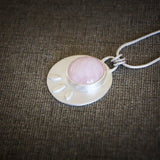 Gemstone Necklaces for Women, Rose Quartz Necklace, Rose Quartz Pendant Necklace, Pendant Necklace for Women, Handmade Necklace