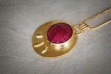 Ruby Birthstone Necklace