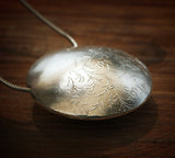 Silver Pendant Necklace,Silver Necklace for Women,Boho Jewelry for Women,Silver Jewelry,Bohemian Necklace,Statement Necklace,Gift for Mom