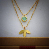 Dainty Gold Necklace,Layered Gold Necklace,Cute Necklaces for Women,Pendant Necklace, Necklaces for Teen Girls,Gold Plated Necklace
