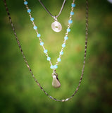 Beaded Necklace,Layered Gold Necklace,Rosary Necklace,Gold Necklaces for Women,Gold Pendant Necklace,Stacked Necklaces for Women