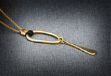 Long Pendant Necklace,Gold Necklaces for Women,Gold Necklaces for Women,Gold Statement Necklace,Gold Plated Necklace,Pendant Necklace
