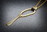 Long Pendant Necklace,Gold Necklaces for Women,Gold Necklaces for Women,Gold Statement Necklace,Gold Plated Necklace,Pendant Necklace
