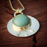 Gold Necklaces for Women,Gold Pendant Necklace,Gold Statement Necklace,Jade Necklace,Stone Jewelry for Women,Stone Necklace ,Christmas Gift