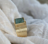Aquamarine Statement Ring