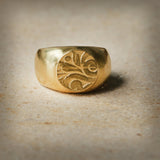 Gold Rings, Signet Rings, Vintage Rings, Statement Rings for Women, Stacking Rings, Designer Rings,"VIOLA" Ring,Mother's day gift