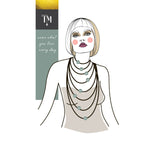 Oval And Spike Extra Long Pendant Necklaces For Women