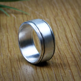 Custom Engraved Ring,Silver Rings for Men,Band Rings,Custom Wedding Ring,Thick Ring,Handmade Rings,Wedding Rings for Men,Mens Rings