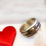 Custom Engraved Ring,Silver Rings for Men,Band Rings,Custom Wedding Ring,Thick Ring,Handmade Rings,Wedding Rings for Men,Mens Rings