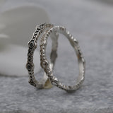 Handmade Rings,Boho Rings,Stacking Ring,Cute Rings for Women,Sterling Silver Ring,Black Diamond Ring,Unique Rings,Promise Ring,Gift for Her