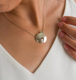 Handmade Silver Pomegranate Pendant Necklace: Rosh Hashanah Gift