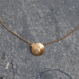 Dainty Gold Pendant Necklace,Luck Jewelry, pomegranate Gold Pendant,Short Necklace For Women,Delicate Gold Necklace,Mother's Day Gift