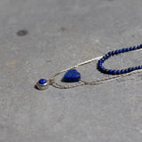 Blue & Silver 3 strands Necklace