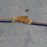 Lapis Layered Necklace ,Three Layered Necklace ,Multi Pendant Necklace ,Lapis Lazuli Necklace ,Stacked Necklaces , Multi-Strand Necklaces