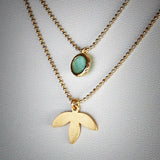 Dainty Gold Necklace,Layered Gold Necklace,Cute Necklaces for Women,Pendant Necklace, Necklaces for Teen Girls,Gold Plated Necklace