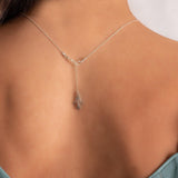 Silver Pendant Necklace,Dainty Necklace for Women,Necklace Sterling Silver,Spiral Necklace,Pendant Necklace,Everyday Necklace,Short Necklace