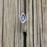 Labradorite Ring, Sterling Silver Ring For Women, Statement Ring, Marquise Gemstone Ring, Bridal Ring, Wedding Ring, Christmas Gift